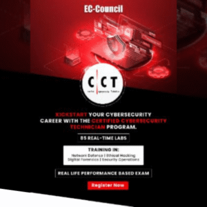 Certified Cybersecurity Technician (CCT)